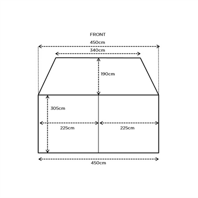 Turbo BLK Lite Cabin 450 Tent